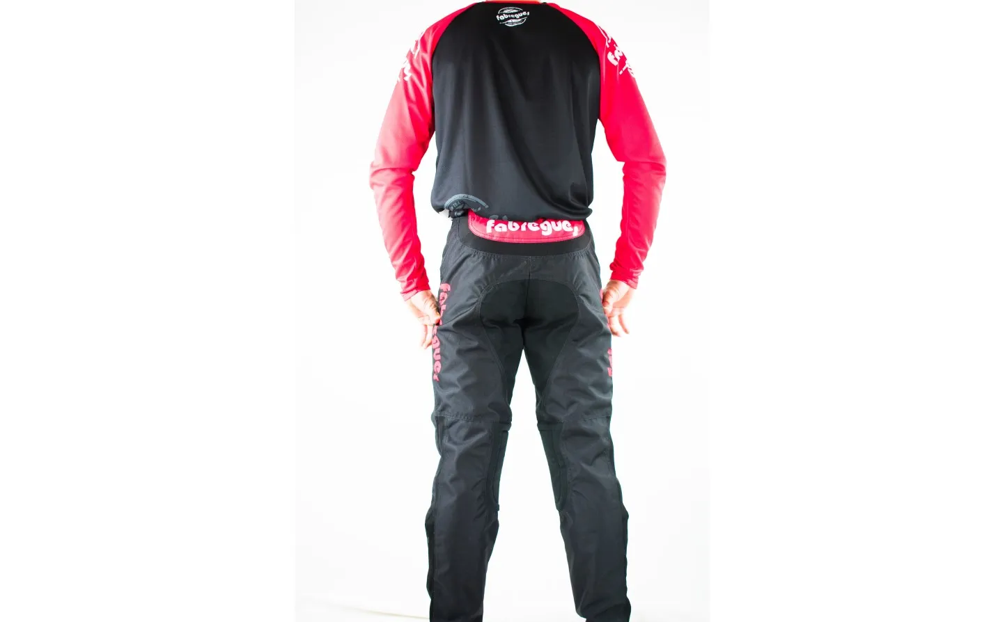 Pantalón Offroad Fabregues Mx Negro Rojo