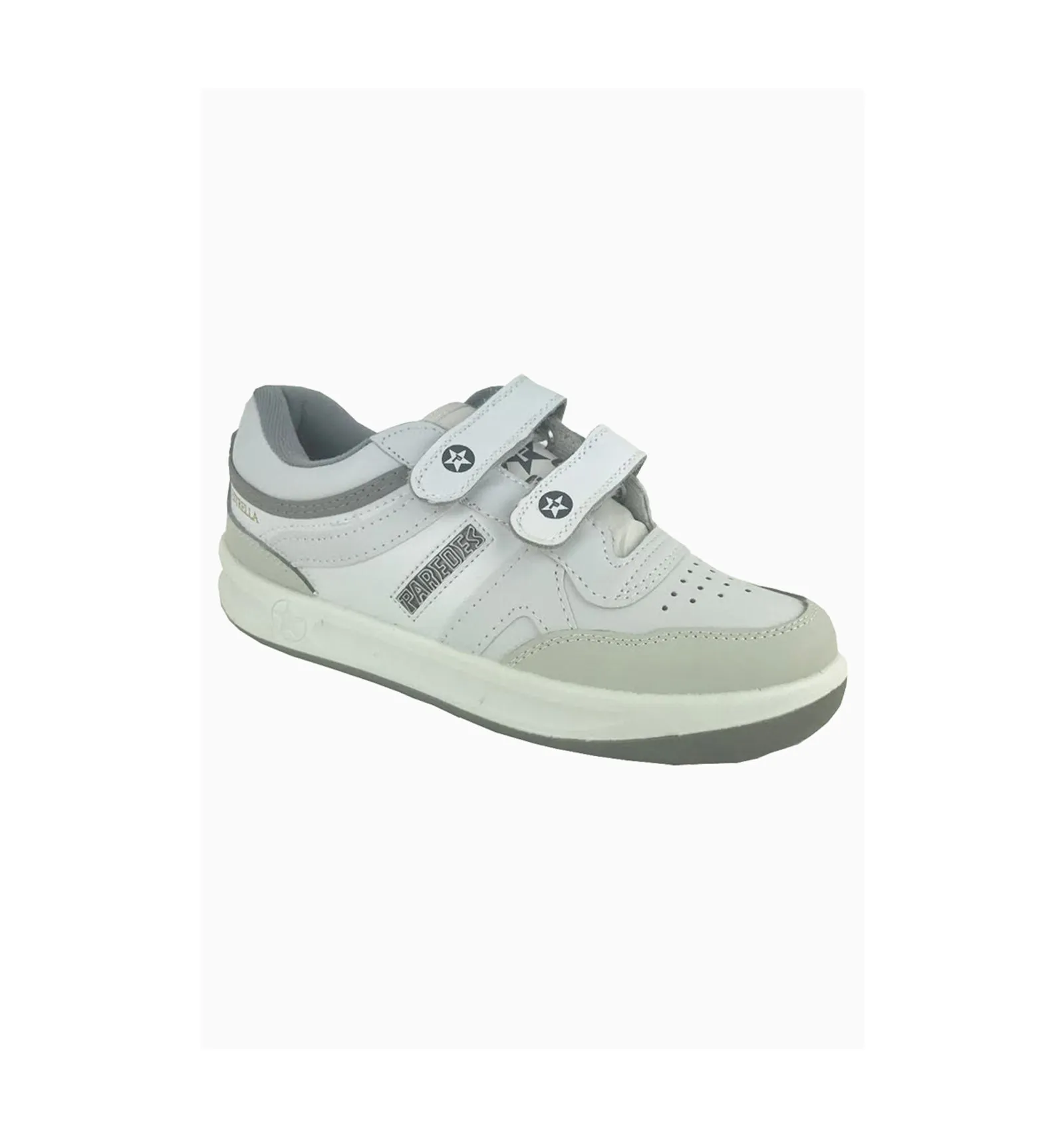 PAREDES  ZAPATILLAS BLANCA PAREDES ESTRELLA VELCRO