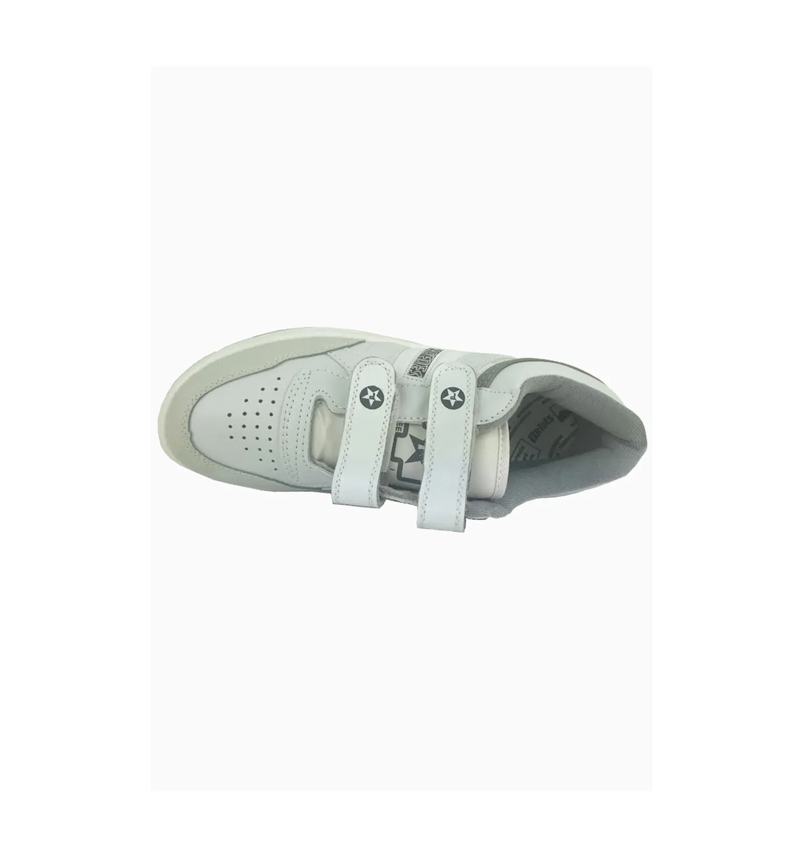 PAREDES  ZAPATILLAS BLANCA PAREDES ESTRELLA VELCRO