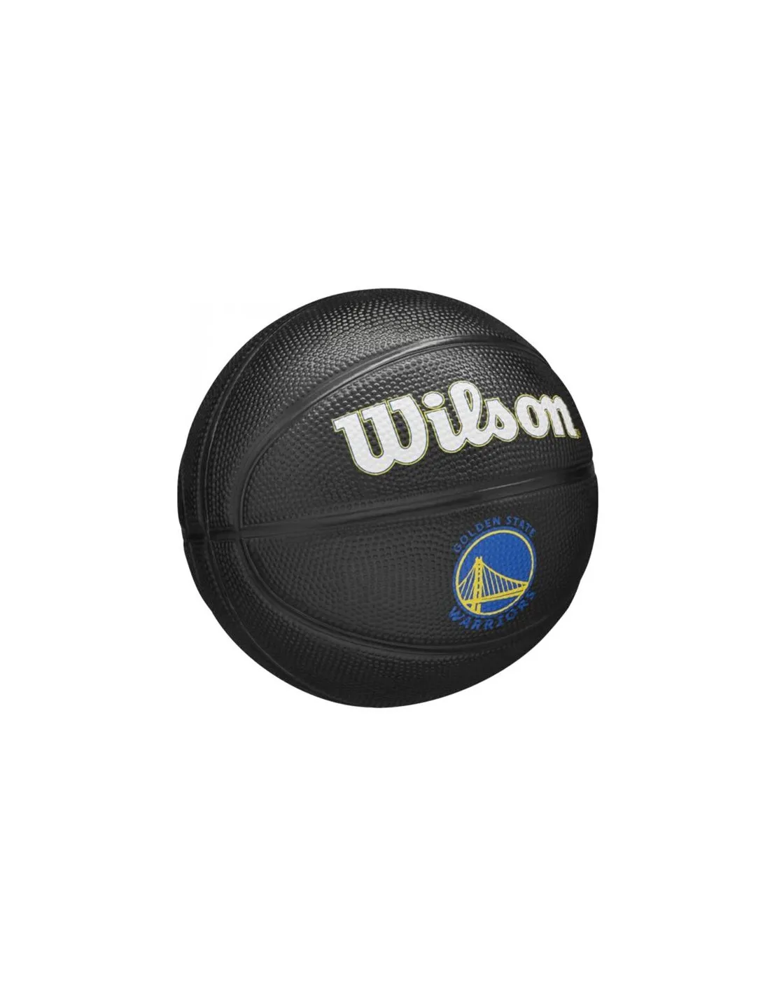 Pelota de Baloncesto Wilson NBA Team Tribute Mini GSW Negro