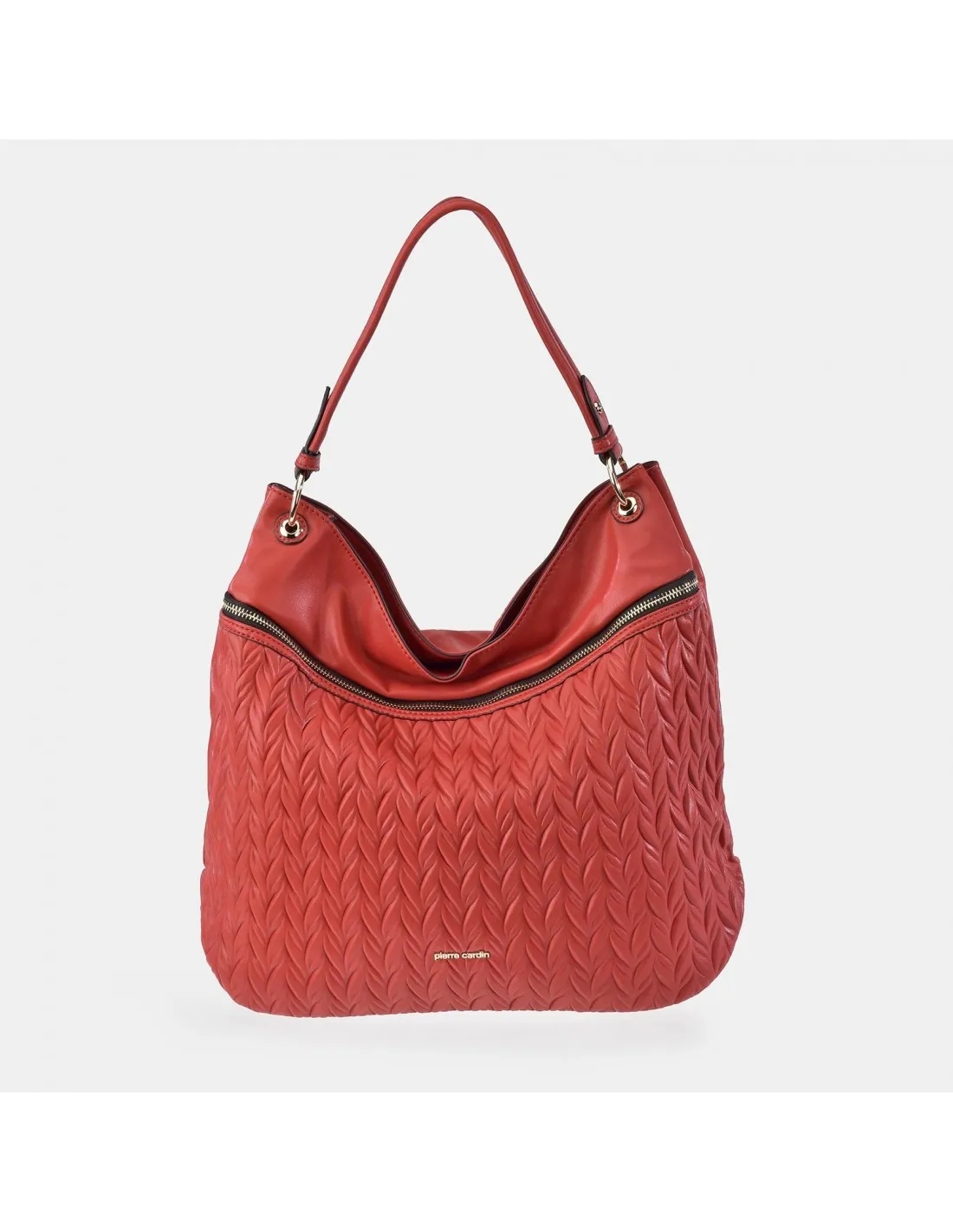 PIERRE CARDIN Bolso hobo de hombro grande de mujer símil piel acolchado