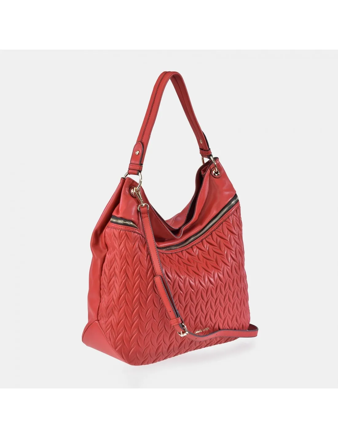 PIERRE CARDIN Bolso hobo de hombro grande de mujer símil piel acolchado