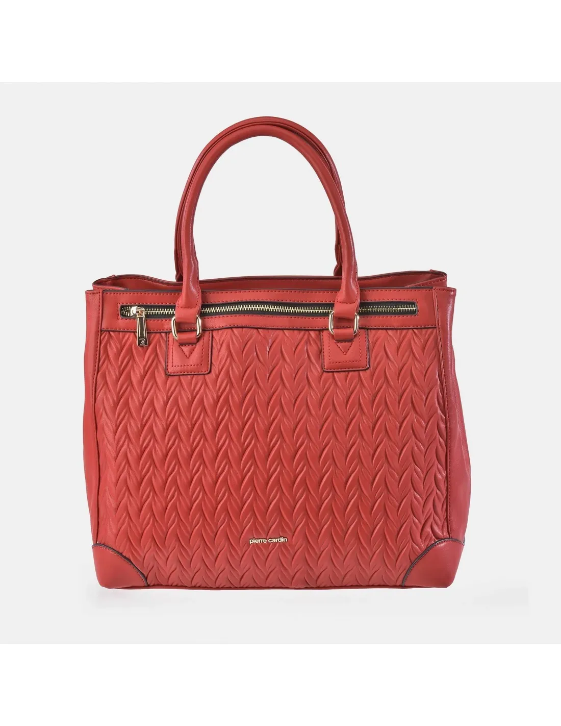 PIERRE CARDIN Bolso shopping grande mujer símil piel acolchado