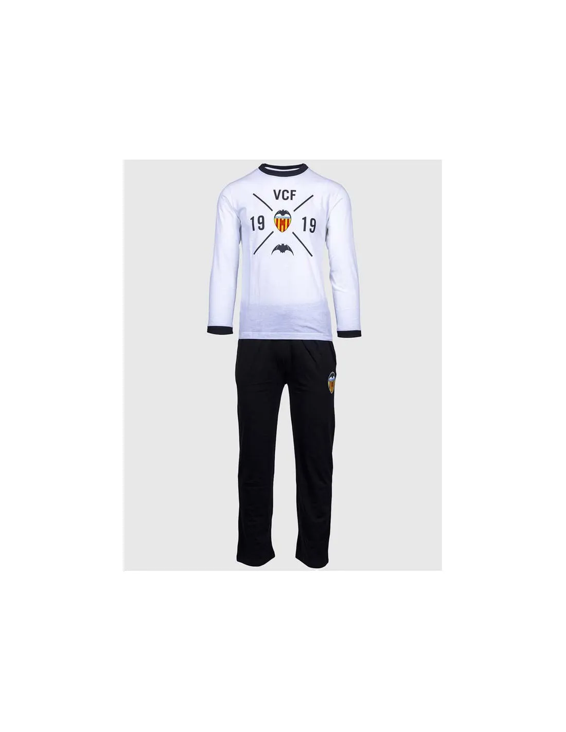 Pijama manga larga Valencia CF adulto
