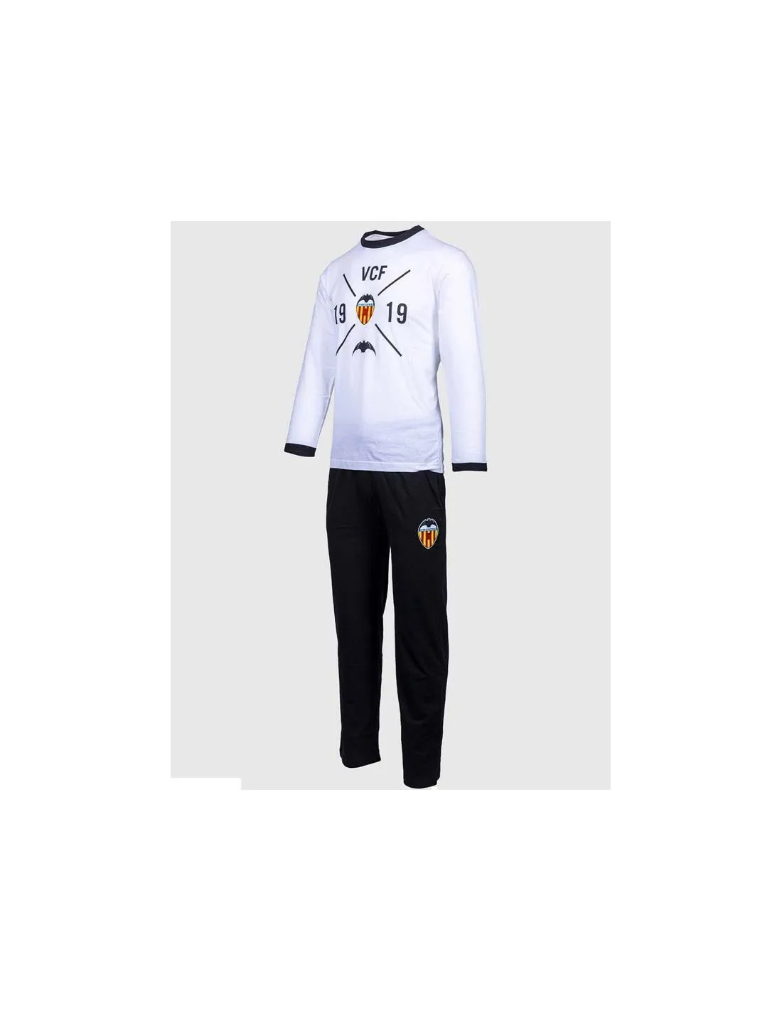 Pijama manga larga Valencia CF adulto