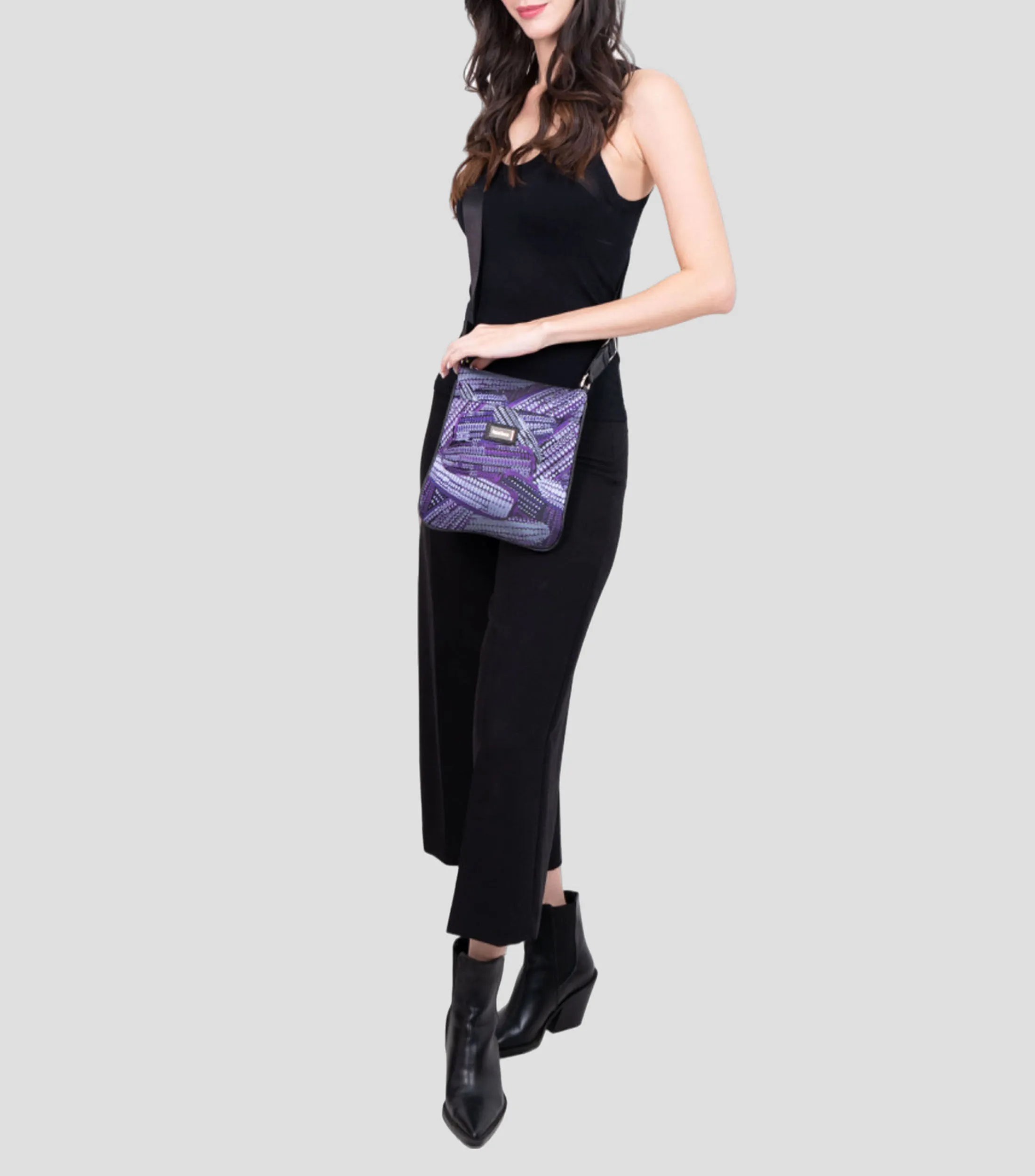 Pineda Covalin Bolso Crossbody Estampado Mazorca Mujer
