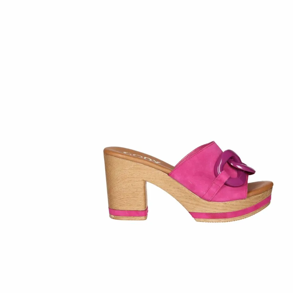 Pinky Ante Fucsia Adorno Pala Eslabones Tacon Alto