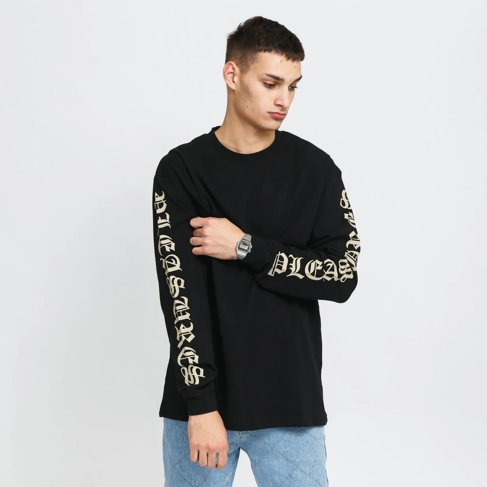 Pleasures Old E Heavyweight LS Tee