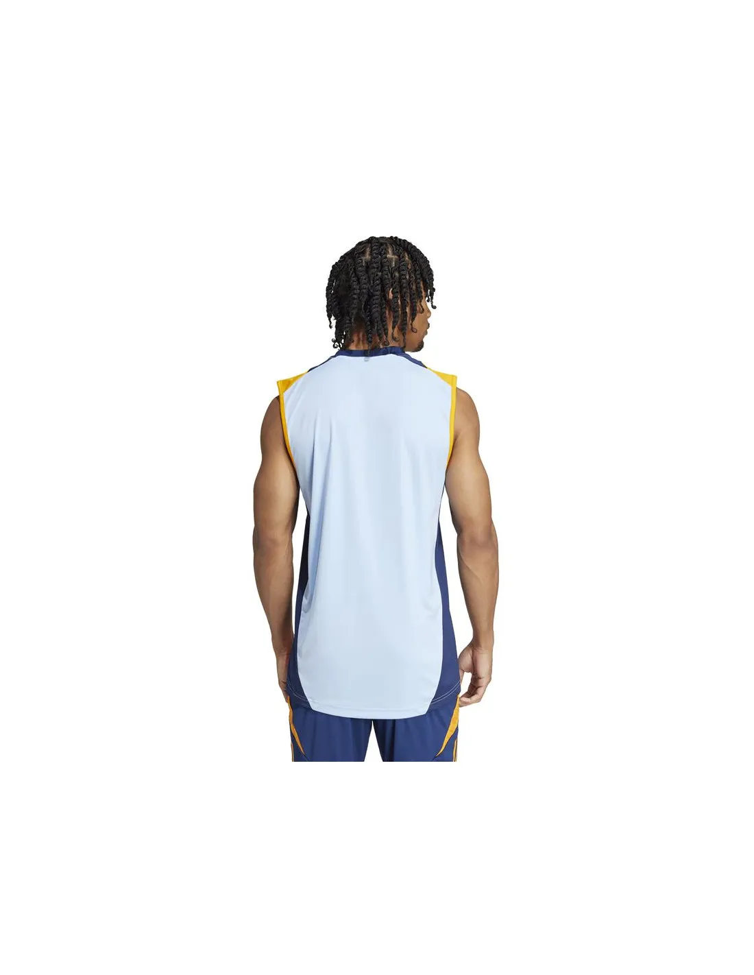PREVENTA  Camiseta de Fútbol adidas Real Madrid 24/25 Training Sleeveless Hombre Azul
