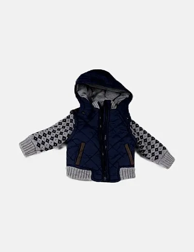 Primark Abrigo azul combinado
