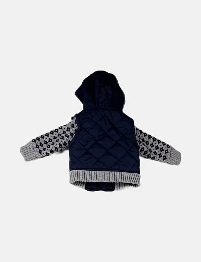 Primark Abrigo azul combinado