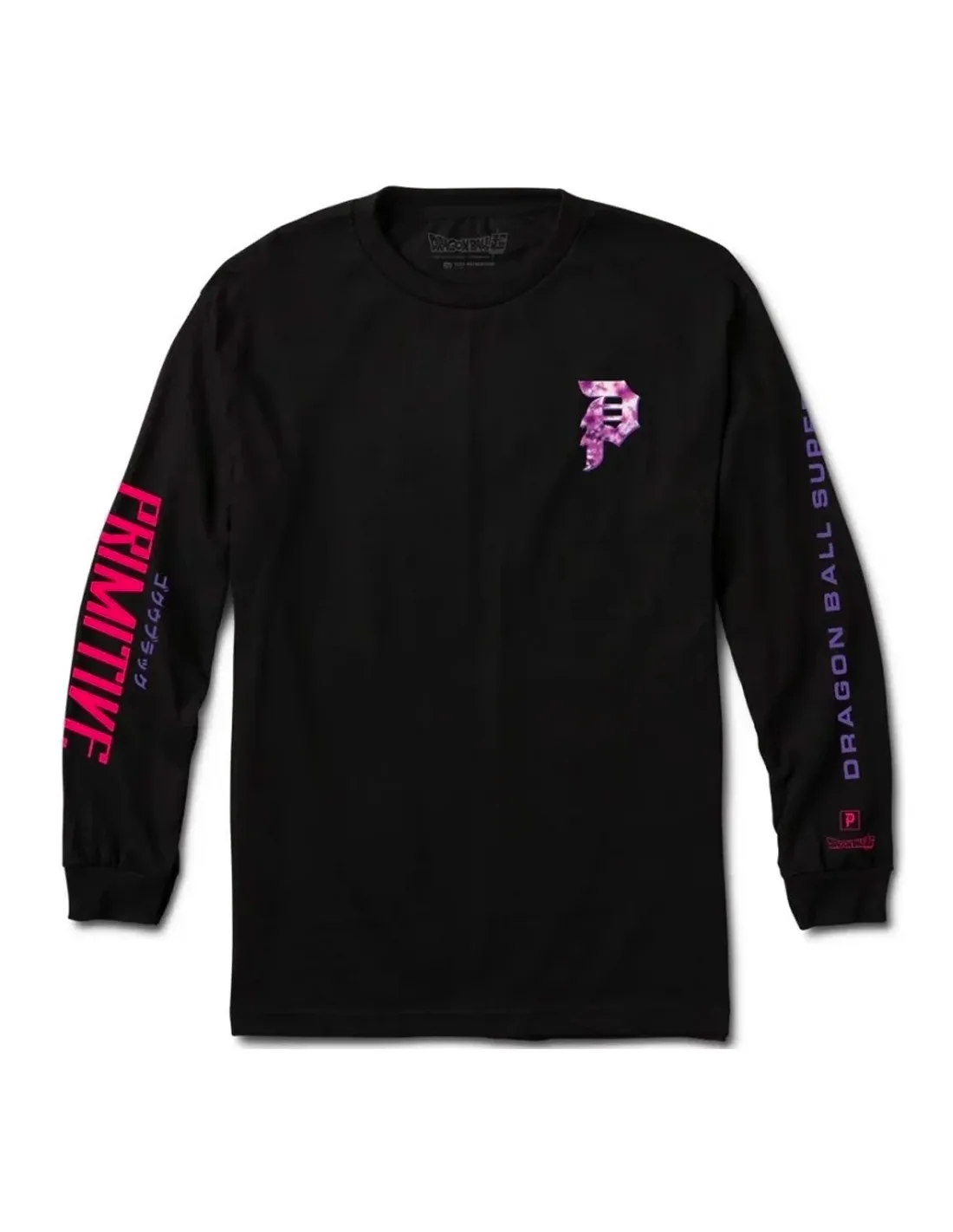 PRIMITIVE GOKU  ROSA/NEGRO  CAMISETA DE MANGA LARGA