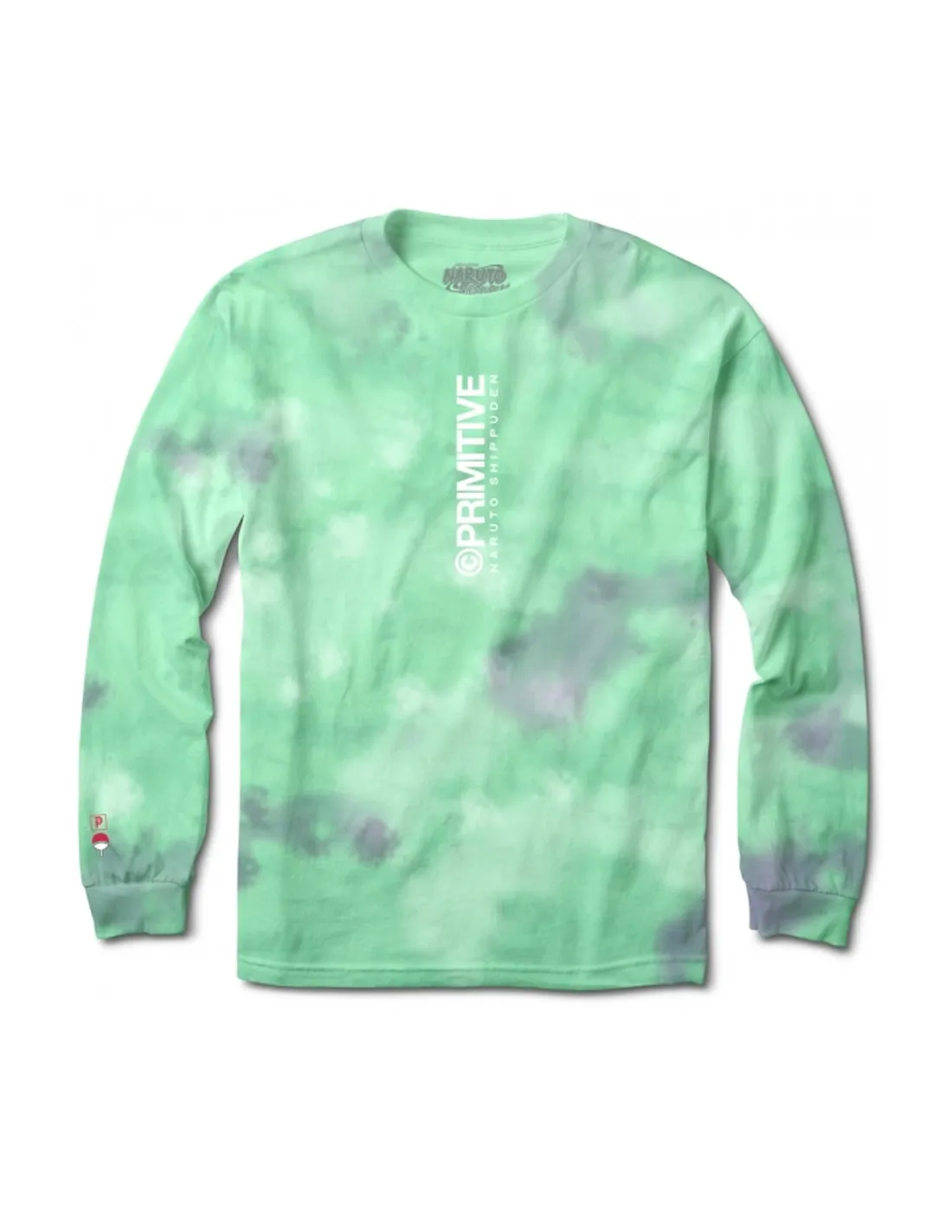 PRIMITIVE OBITO  MENTA LAVADA  CAMISETA DE MANGA LARGA