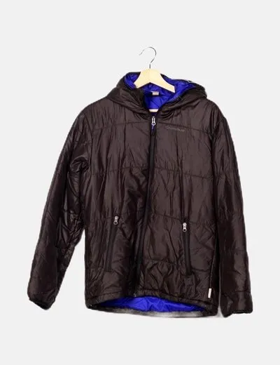 Quechua Abrigo negro acolchado
