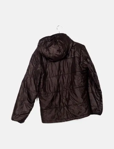 Quechua Abrigo negro acolchado