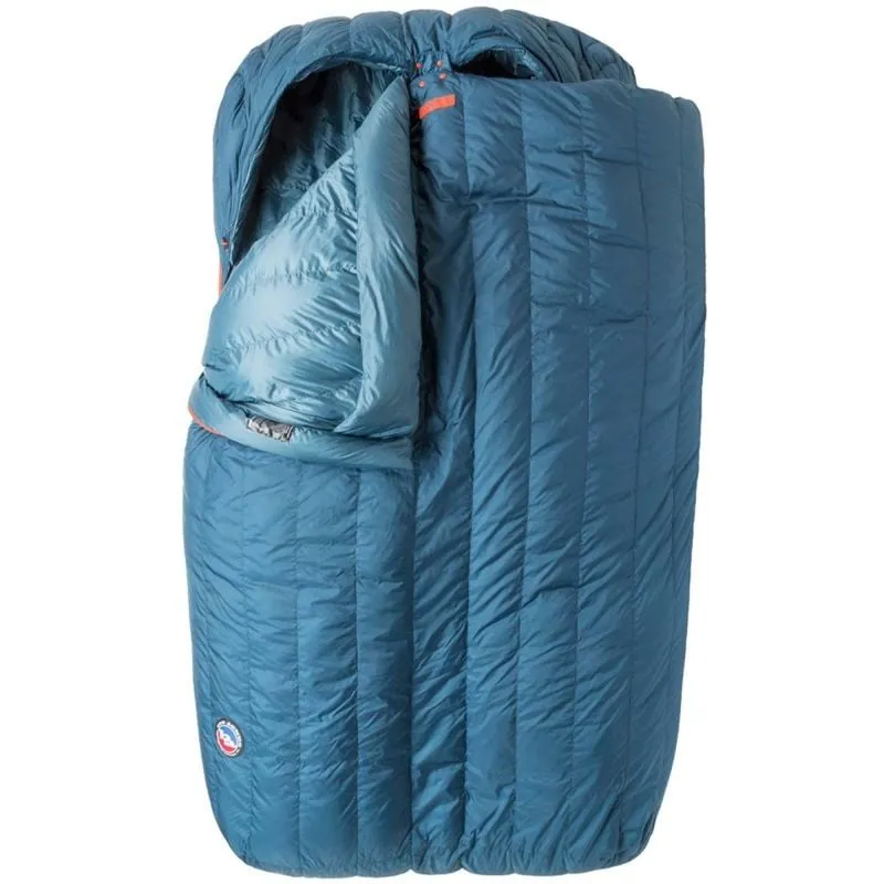 Saco de dormir doble Big agnes King Solomon 20 DW (Legion Blue)