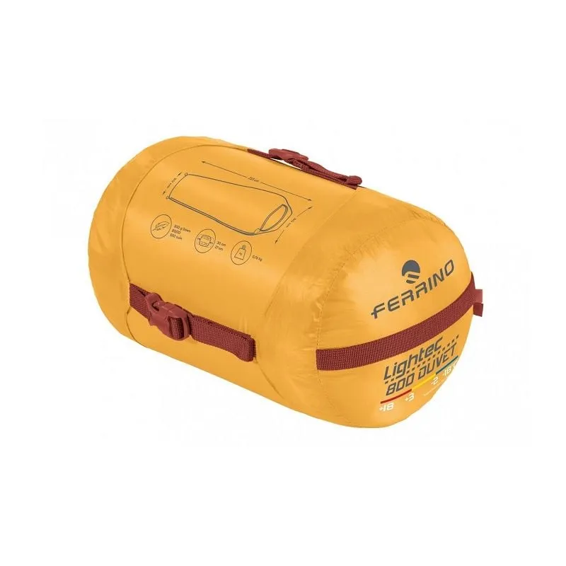 Saco de dormir Ferrino Lightec 800 (amarillo)