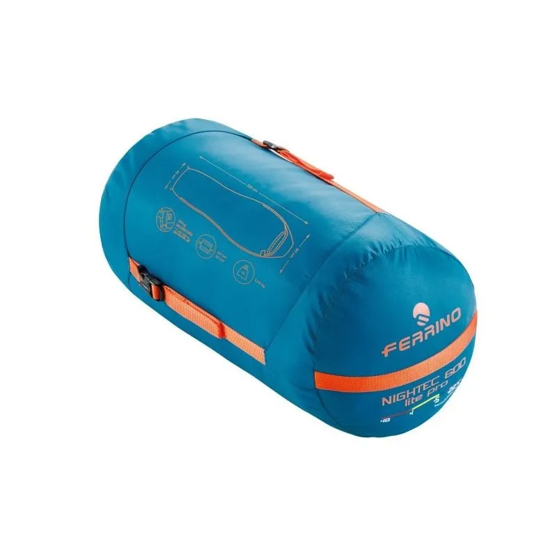 Saco de dormir Ferrino Nightec 800 (Azul/gris)