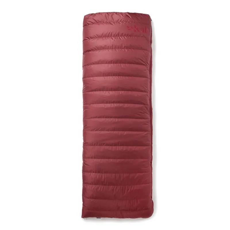 Saco de dormir Outpost 700 RAB (rojo sangre de buey)