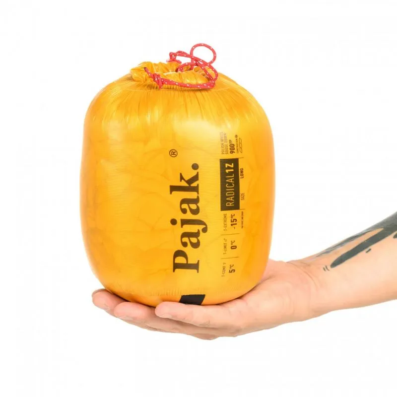 Saco de dormir Pajak Radical 1Z (amarillo)