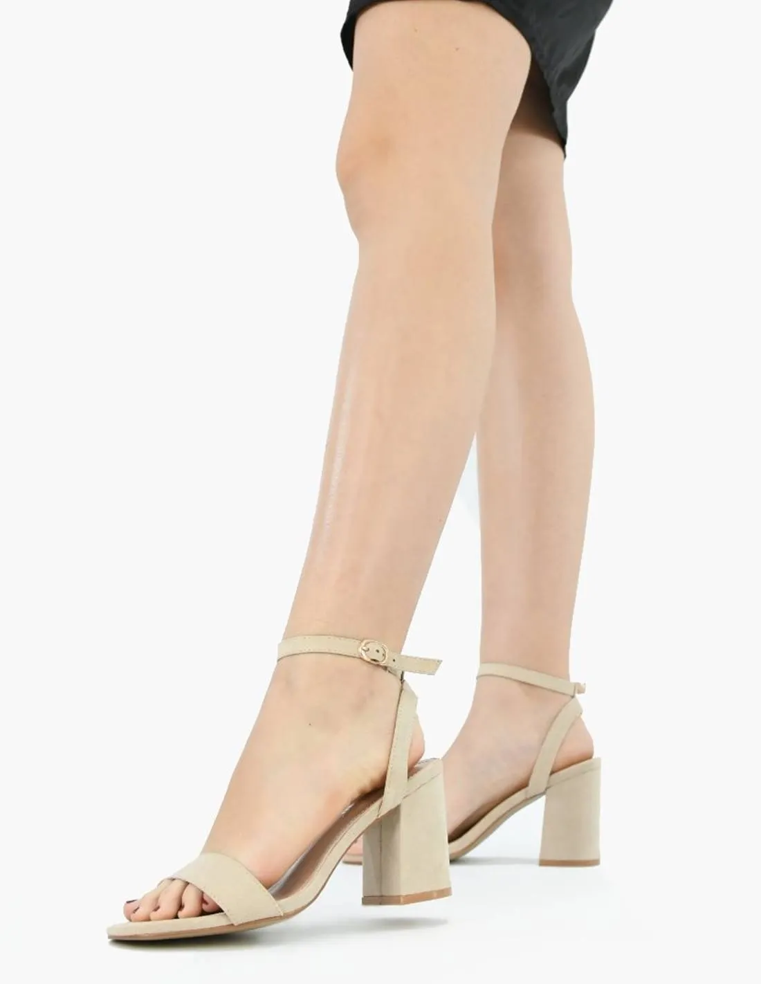 Sandalia beige tacon | Max