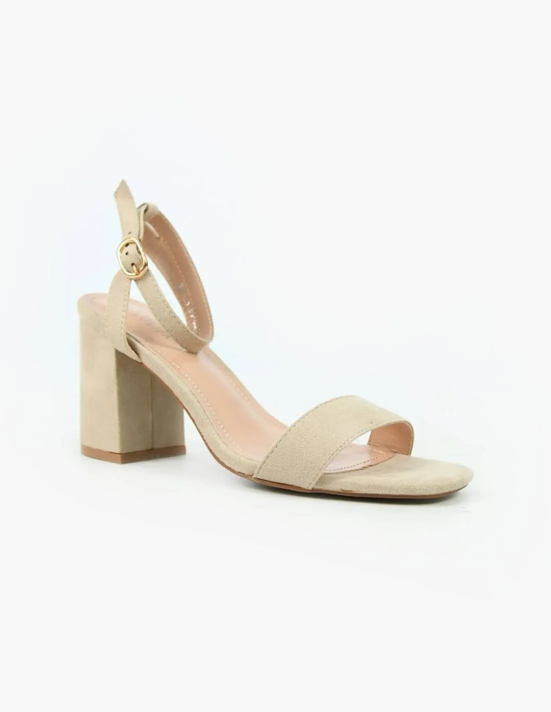 Sandalia beige tacon | Max