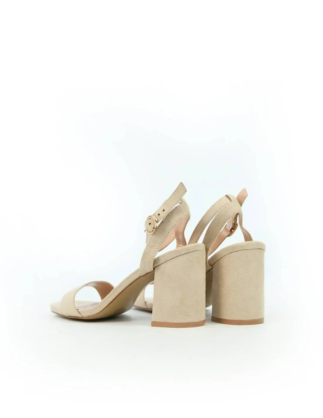 Sandalia beige tacon | Max