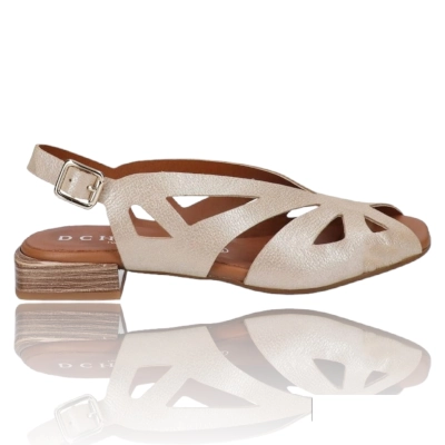 Sandalia mujer plana D’chicas beige