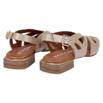 Sandalia mujer plana D’chicas beige