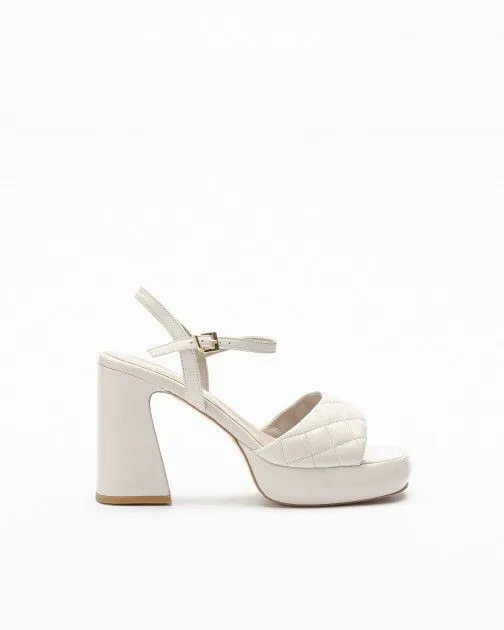 Sandalias de tacón alto PROF 1411 Beige