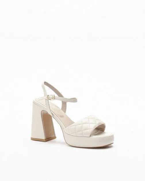 Sandalias de tacón alto PROF 1411 Beige