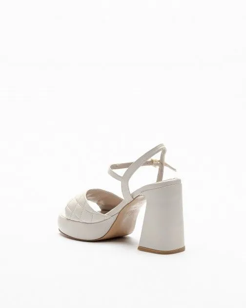 Sandalias de tacón alto PROF 1411 Beige