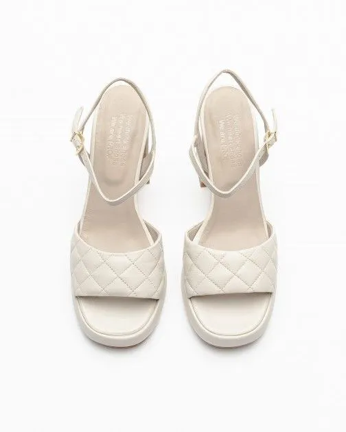 Sandalias de tacón alto PROF 1411 Beige