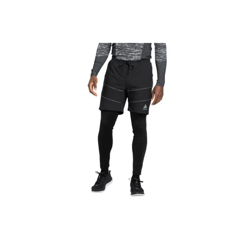SHORT ODLO RUN EASY STHERMIC (NEGRO) HOMBRE