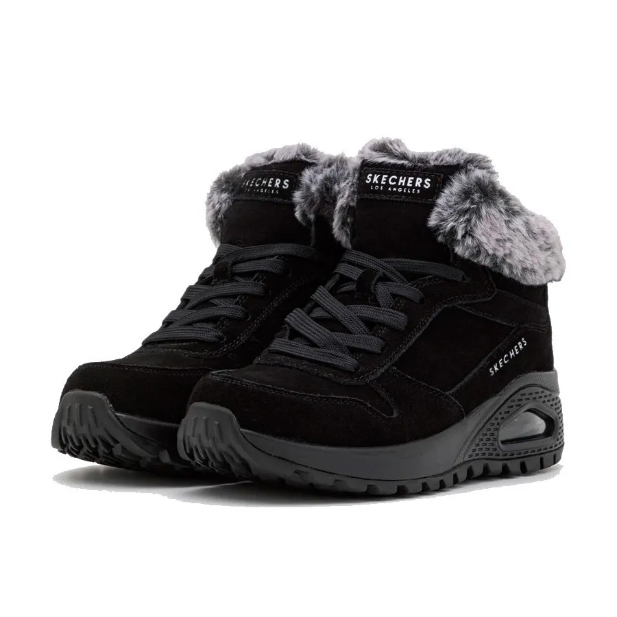 SKECHERS MUJER UNO RUGGED WINTRINESS 167433/BLK