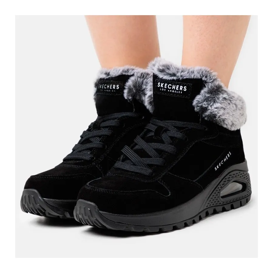 SKECHERS MUJER UNO RUGGED WINTRINESS 167433/BLK