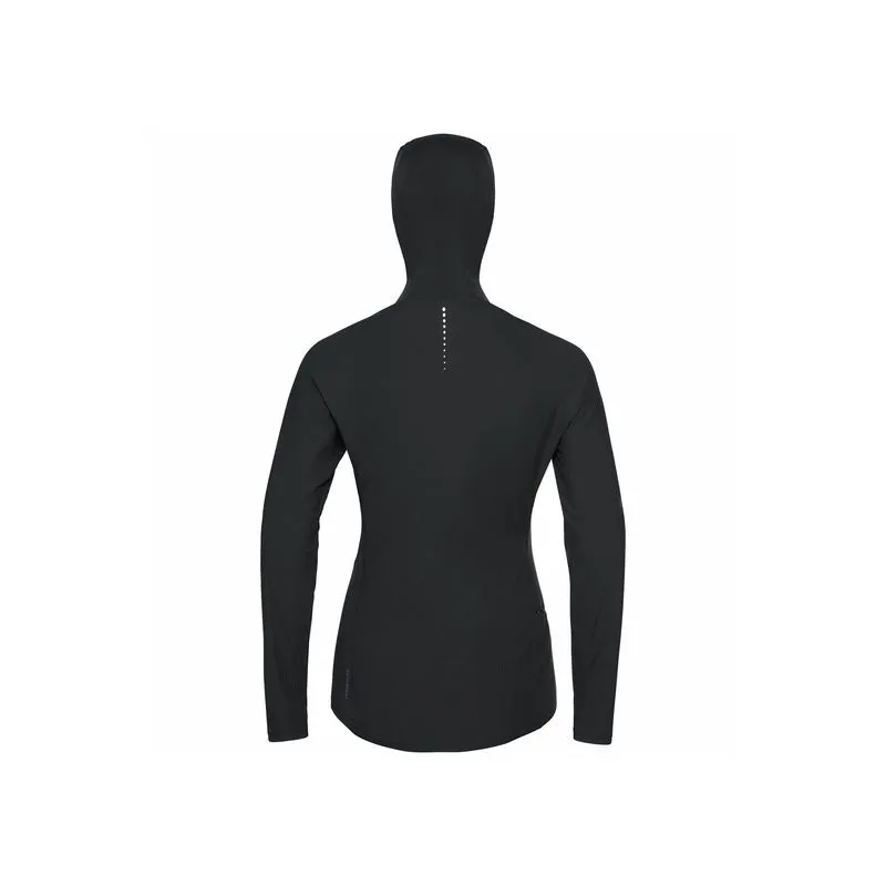 Sudadera con capucha Odlo Zeroweight Ceramiwarm (negro) mujer