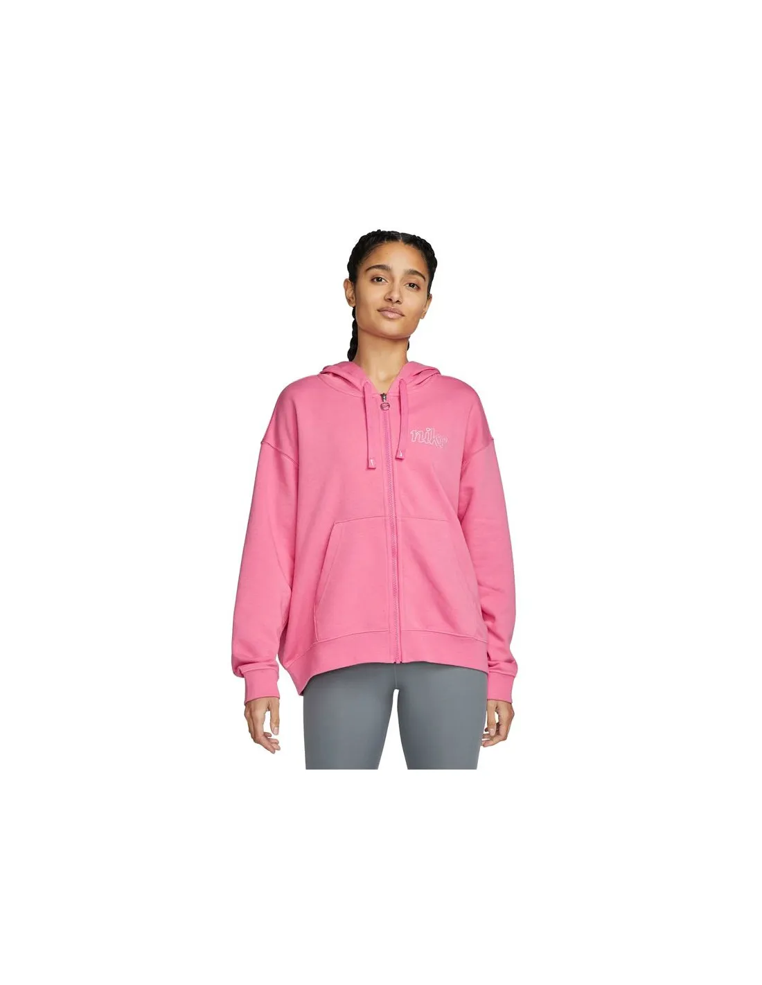 SUDADERA DE FITNESS NIKE DRIFIT GET FIT MUJER PK