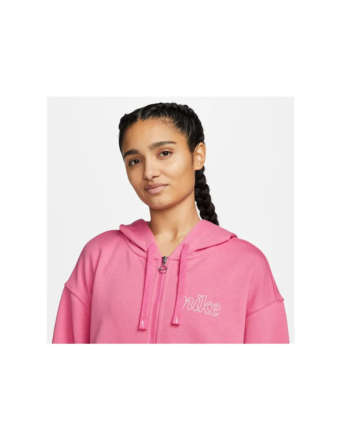 SUDADERA DE FITNESS NIKE DRIFIT GET FIT MUJER PK