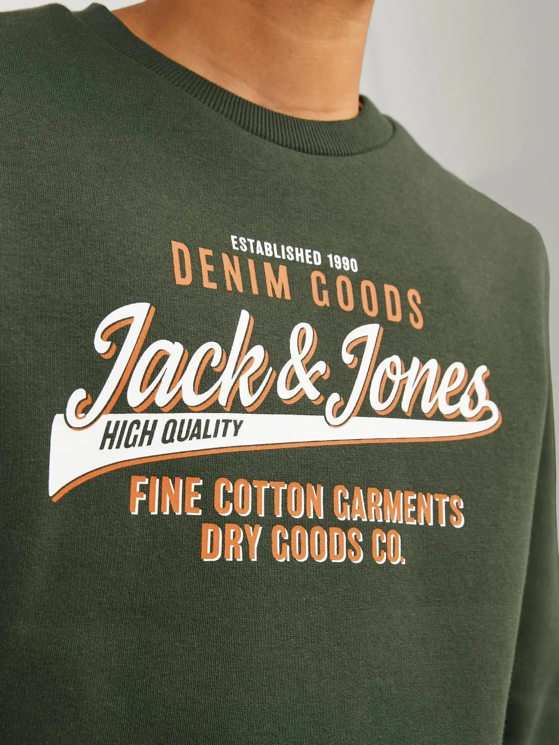 Sudadera Logotipo Bebés | Verde oscuro | Jack & Jones®