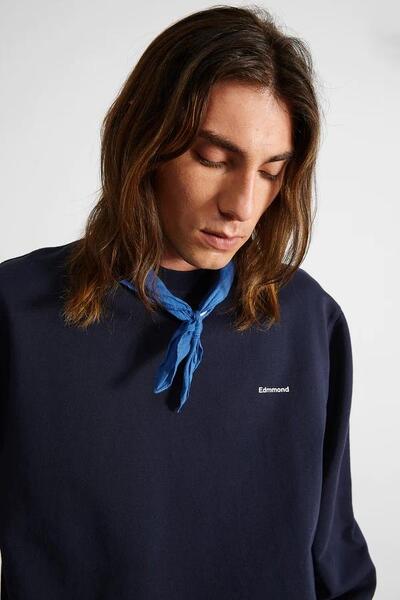 Sudadera Mini Logo Edmmond marino