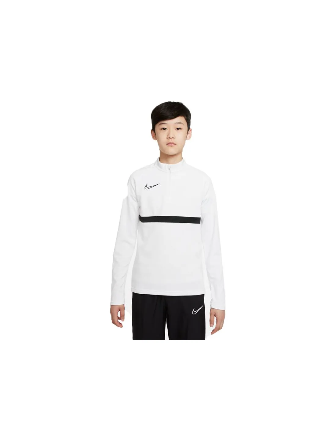 SUDADERA NIKE DRIFIT ACADEMY NIñO WH