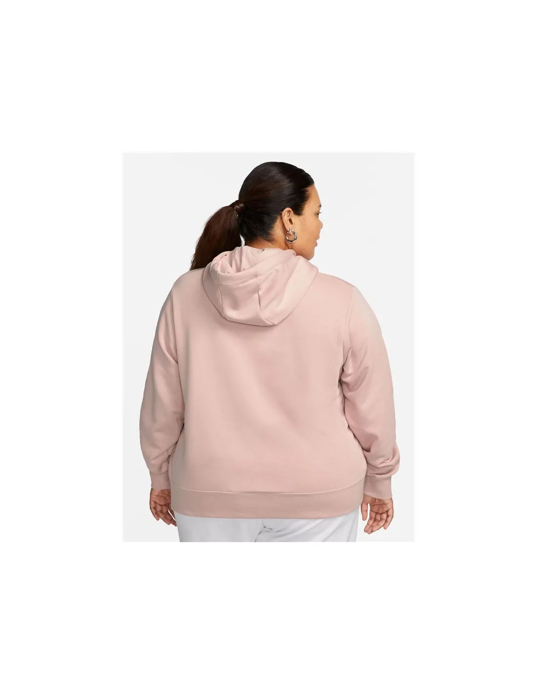 Sudadera Nike Sportswear Club Fleece Talla grande Rosa Mujer
