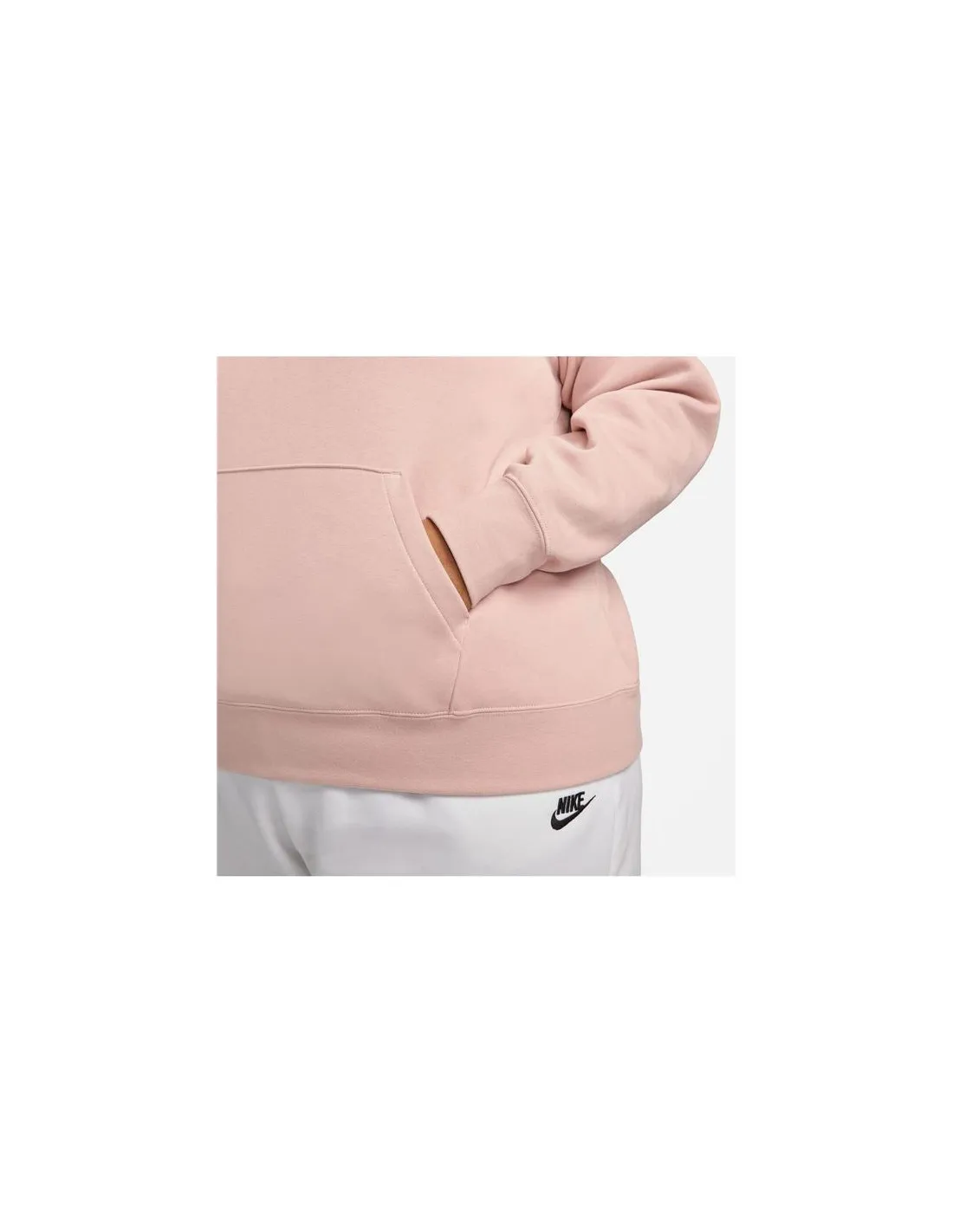 Sudadera Nike Sportswear Club Fleece Talla grande Rosa Mujer
