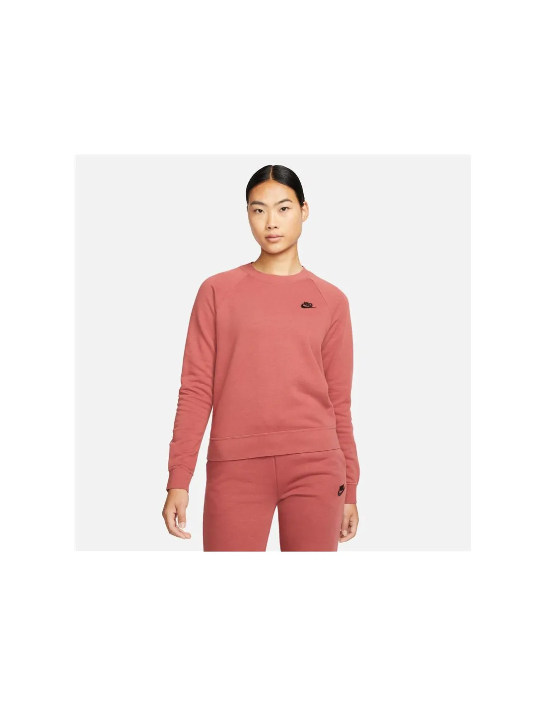 Sudadera Nike Sportswear Essential rosa Mujer