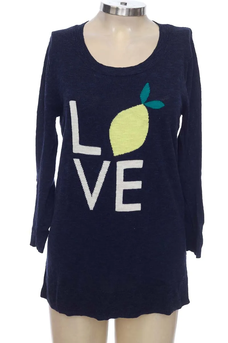 SWEATER COLOR AZUL  GAP