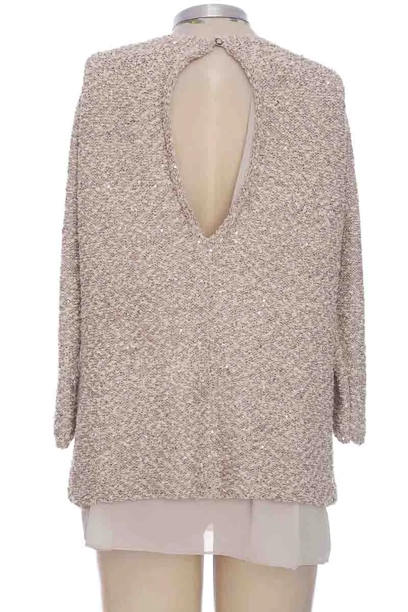 SWEATER COLOR BEIGE  ZARAKNIT