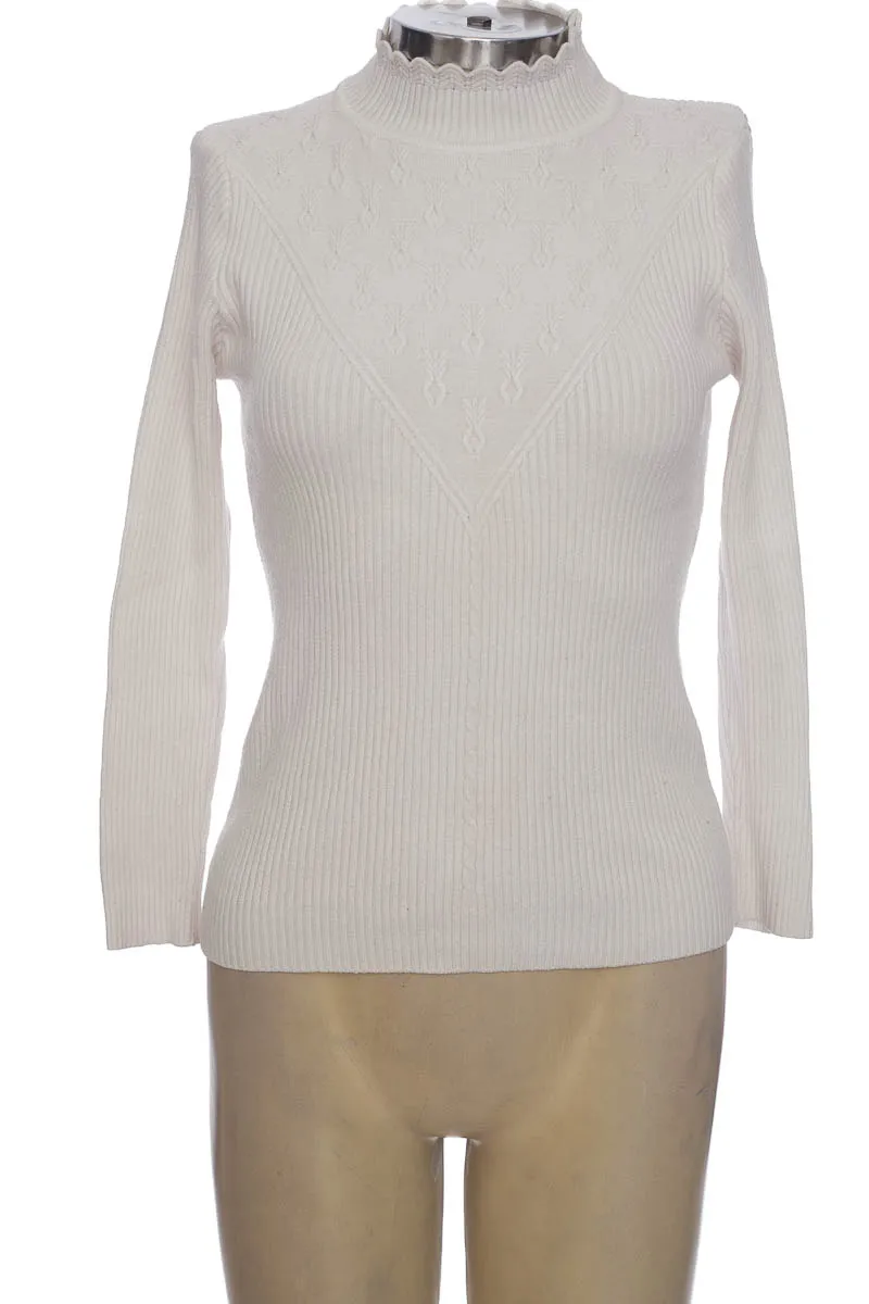 SWEATER COLOR BLANCO  ML.