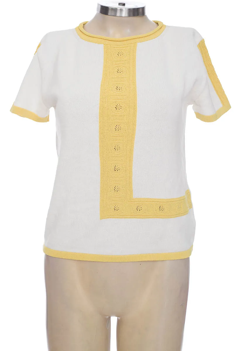 SWEATER COLOR BLANCO  SIMULASSAO