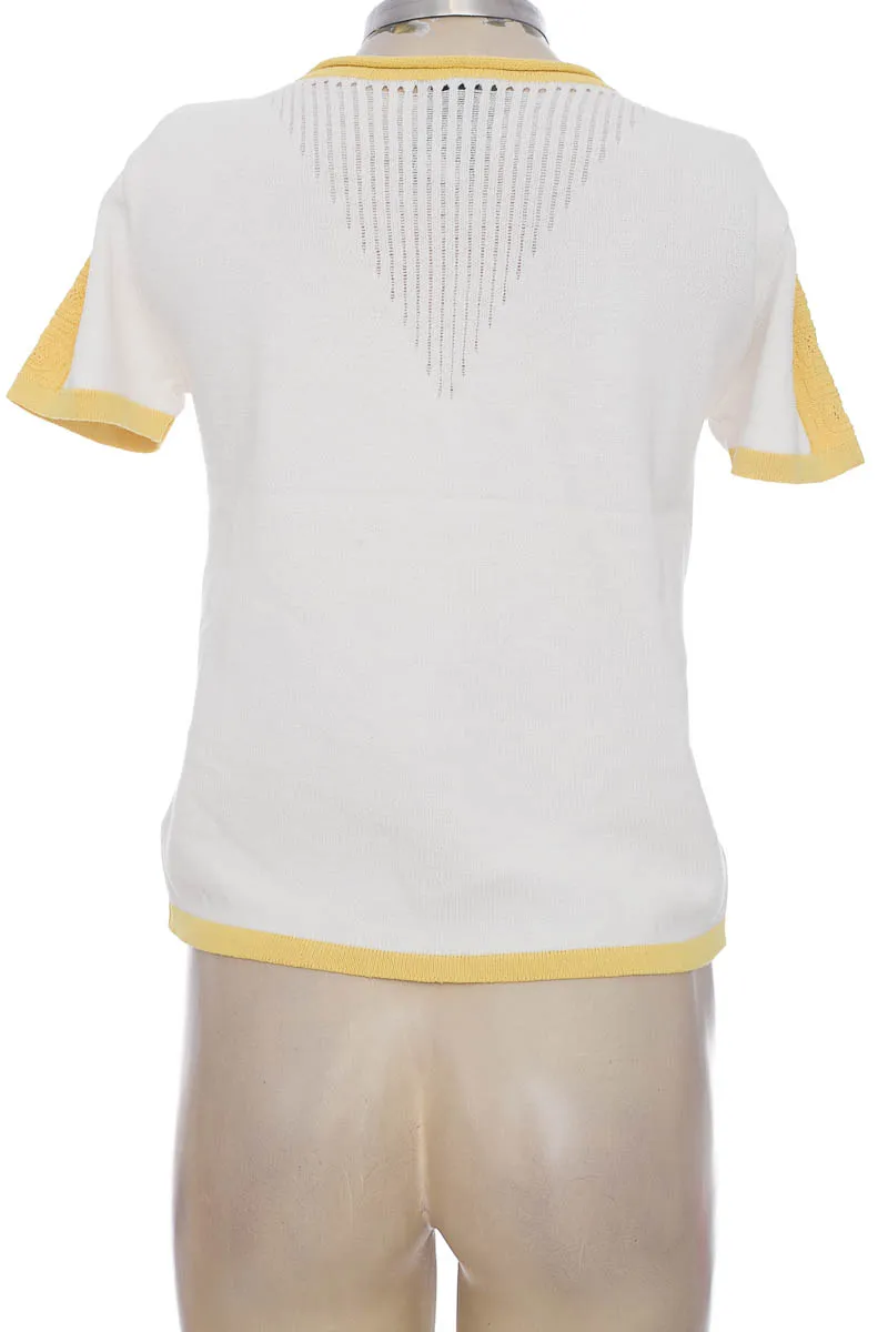 SWEATER COLOR BLANCO  SIMULASSAO